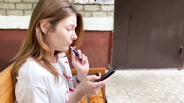 Порно училка с окончанием внутрь